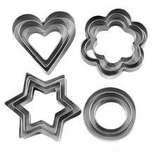 Load image into Gallery viewer, 12 Piece Cookie Cutter Set