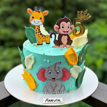 Load image into Gallery viewer, 5 Number Golden Acrylic Cake Topper 3