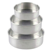 Load image into Gallery viewer, Aluminium Round Cake Tins | 2 Inches Height