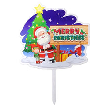 Load image into Gallery viewer, D52 Merry Christmas MDF Theme Topper