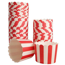 Load image into Gallery viewer, K1 Stripes Hard Paper Muffin Liner 50 Pieces Medium | Random Color