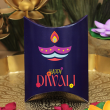Load image into Gallery viewer, M318 Happy Diwali Purple Pillow Box 2