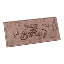 Load image into Gallery viewer, P20 Happy Birthday Medium Chocolate Bar PVC Plastic Chocolate Mould