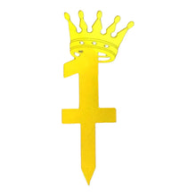 Load image into Gallery viewer, 1 Number Golden Acrylic Cake Topper
