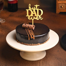 Load image into Gallery viewer, D721 Best Dad Ever Happy Father's Day Acrylic Cake Topper 2
