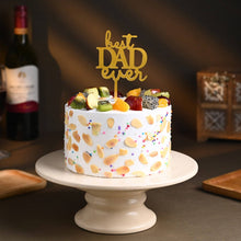 Load image into Gallery viewer, D721 Best Dad Ever Happy Father's Day Acrylic Cake Topper 4
