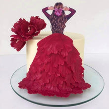Load image into Gallery viewer, G53 Beautiful Girl Back Edible Pre Cut Wafer Topper 3

