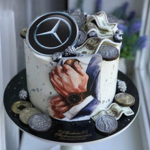 Load image into Gallery viewer, G66 Gentle Man Hand Edible Pre Cut Wafer Topper 2
