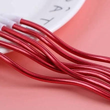 Load image into Gallery viewer, H28 Red Curly Candle 6 Piece Set 2
