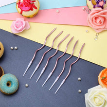 Load image into Gallery viewer, H9 Purple Curly Candles 6 Piece Set
