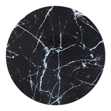 Load image into Gallery viewer, Black &amp; White Marble Double Sided Drum Board 12 Inches
