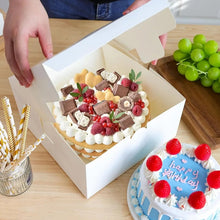 Load image into Gallery viewer, M101 Half Kg White Cake Box | 8*8*5 Inches 3

