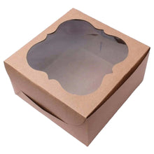 Load image into Gallery viewer, M111 1 Kg Brown Kraft Cake Box | 10*10*5 Inches
