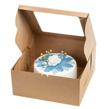 Load image into Gallery viewer, M111 1 Kg Brown Kraft Cake Box | 10*10*5 Inches 2
