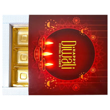 Load image into Gallery viewer, M327 Happy Diwali 9 Cavity Mehroon Chocolate Box 3
