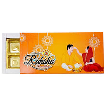 Load image into Gallery viewer, M528 10 Cavity Happy Rakhi Orange Chocolate Box 2
