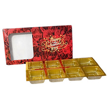 Load image into Gallery viewer, M607 Happy Valentine's Day 8 Cavity Rose Chocolate Box 3
