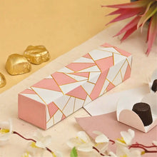 Load image into Gallery viewer, M801 4 Cavity Pink Geometric Chocolate Box
