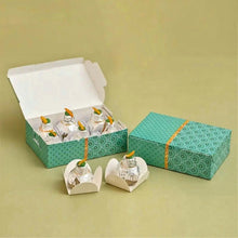 Load image into Gallery viewer, M806 6 Cavity Turquoise Designer Chocolate Box
