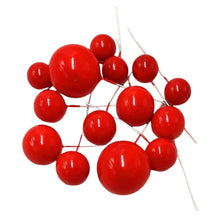 Load image into Gallery viewer, Red Faux Ball 12 Piece Set 4
