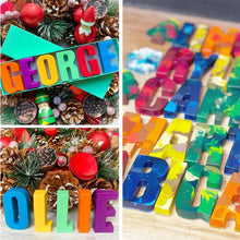 Load image into Gallery viewer, S20 Large Alphabets Silicone Chocolate Mould 4
