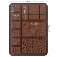 Load image into Gallery viewer, S43 Mix Designer Bars Silicone Chocolate Mould 2
