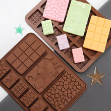 Load image into Gallery viewer, S43 Mix Designer Bars Silicone Chocolate Mould 4
