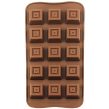 Load image into Gallery viewer, S46 Square Silicone Chocolate Mould
