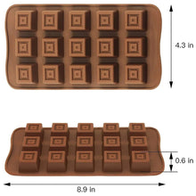 Load image into Gallery viewer, S46 Square Silicone Chocolate Mould 2
