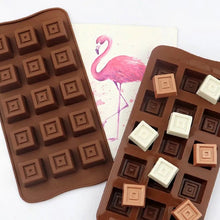 Load image into Gallery viewer, S46 Square Silicone Chocolate Mould 3
