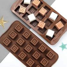 Load image into Gallery viewer, S46 Square Silicone Chocolate Mould 4
