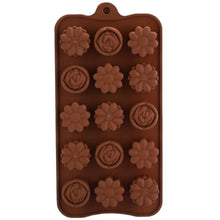 Load image into Gallery viewer, S65 Multi Flower Silicone Chocolate Mould

