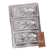 Load image into Gallery viewer, P102 It's a Girl | Baby Shower Chocolate Bar PVC Plastic Chocolate Mould
