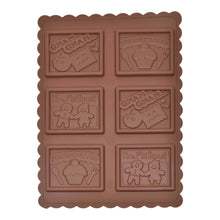 Load image into Gallery viewer, S408 Merry Christmas Gingerbread Story Silicone Chocolate Mould | Candles | Soap | Jelly
