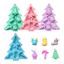 Load image into Gallery viewer, S407 Merry Christmas Snowland Surprise Silicone Chocolate Mould | Candles | Soap | Jelly
