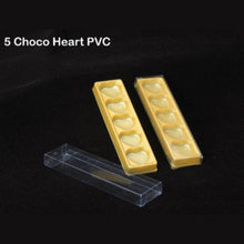 Load image into Gallery viewer, M605 5 Cavity Hearts Chocolate PVC Box

