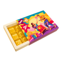 Load image into Gallery viewer, M760 Happy Holi Vibrant 12 Cavity Chocolate Box
