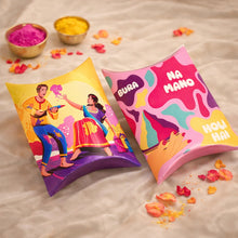 Load image into Gallery viewer, M757 Happy Holi Vibrant Pillow Box
