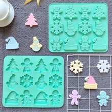 Load image into Gallery viewer, S404 Merry Christmas Winter Wonderland Silicone Chocolate Mould | Candles | Soap | Jelly
