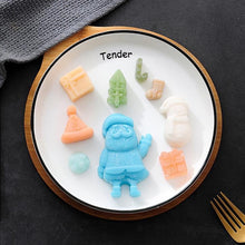 Load image into Gallery viewer, S409 Merry Christmas Holly Jolly Silicone Chocolate Mould | Candles | Soap | Jelly
