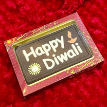 Load image into Gallery viewer, P338 Happy Diwali Diya Large Chocolate Bar PVC Plastic Chocolate Mould
