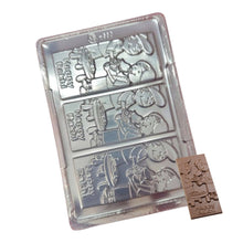 Load image into Gallery viewer, P504 Happy Rakhi Medium Bar PVC Plastic Chocolate Mould | 50 g
