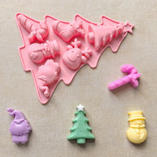 Load image into Gallery viewer, S407 Merry Christmas Snowland Surprise Silicone Chocolate Mould | Candles | Soap | Jelly
