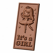 Load image into Gallery viewer, P102 It's a Girl | Baby Shower Chocolate Bar PVC Plastic Chocolate Mould
