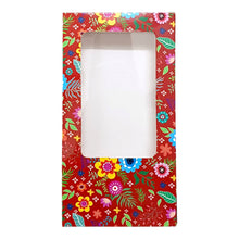 Load image into Gallery viewer, M38 Red Floral Large Chocolate Bar Box
