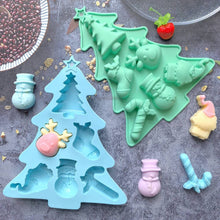 Load image into Gallery viewer, S407 Merry Christmas Snowland Surprise Silicone Chocolate Mould | Candles | Soap | Jelly

