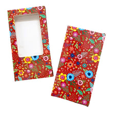Load image into Gallery viewer, M38 Red Floral Large Chocolate Bar Box
