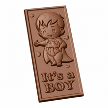 Load image into Gallery viewer, P100 It's a Boy | Baby Shower Chocolate Bar PVC Plastic Chocolate Mould
