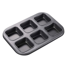 Load image into Gallery viewer, 6 Cavity Square Brownie Tray
