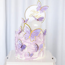 Load image into Gallery viewer, A78 Purple Butterfly with Sticks 10 Pieces Set
